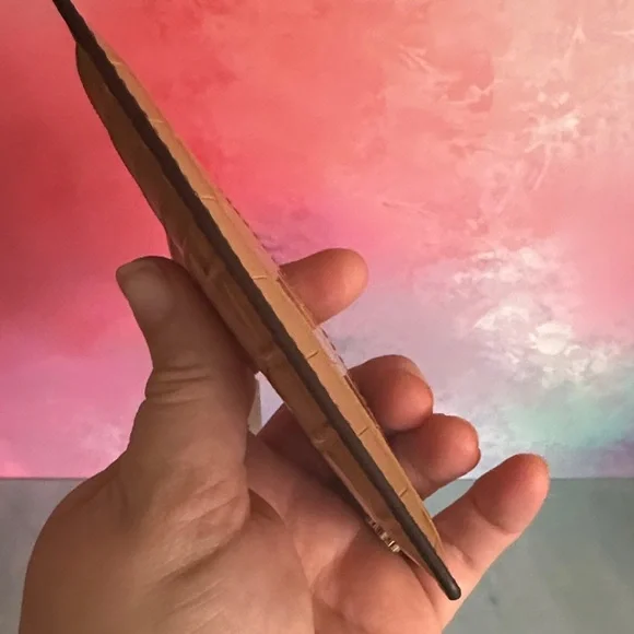 Michael Kors Jet Set Travel Medium TZ Card Case in a crocodile-embossed "Deer" - Picture 7 of 14